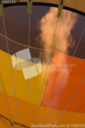 Image of inside hot air balloon