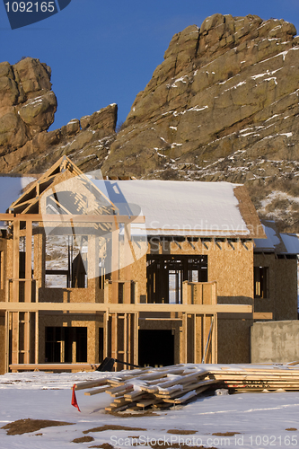 Image of Home construction in Colorado Rocky Mountain