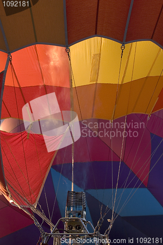 Image of gas burners of hot air ballon