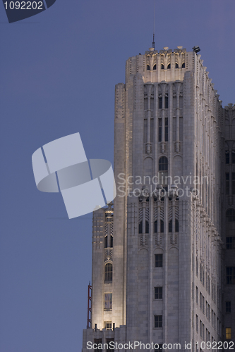 Image of Skyscraper in San Francisco at dawn