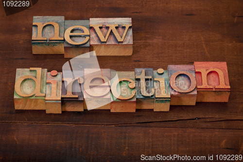 Image of new direction concept