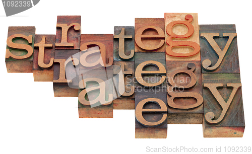 Image of strategy word abstract