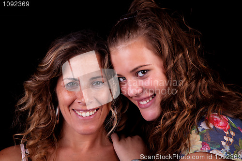 Image of Happy mother and daughter