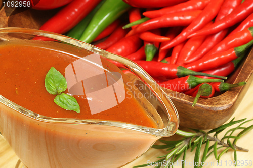 Image of Peppers and  sauce