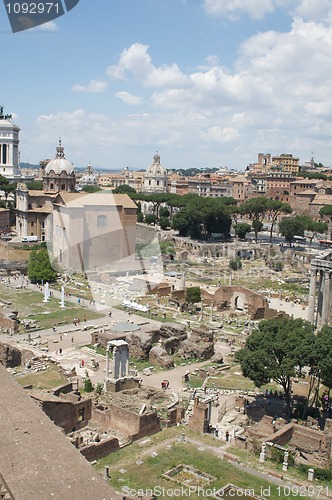 Image of Ruins in Forum Romanum, Rome