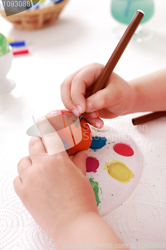 Image of Painting Easter eggs