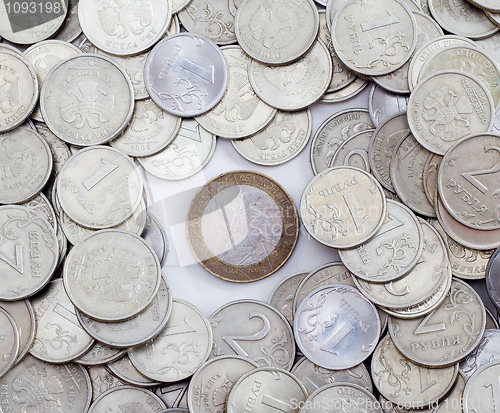 Image of Unique coin in the centre