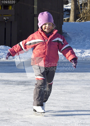 Image of Child ice skating