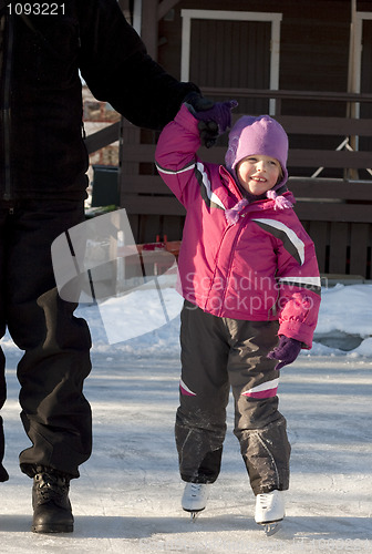 Image of Child ice skating