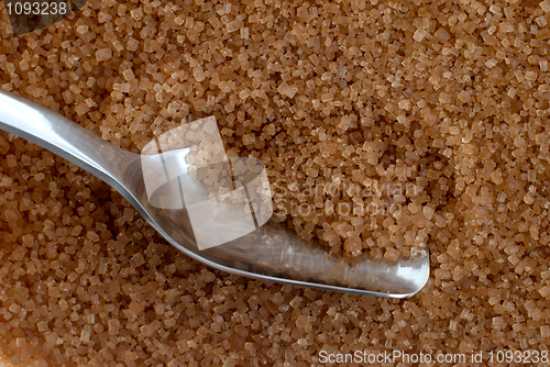 Image of Browm sugar and spoon