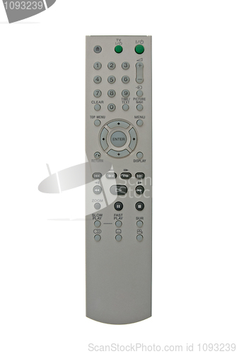Image of DVD remote control