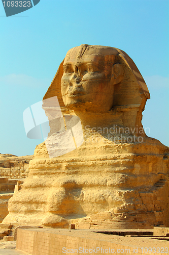 Image of famous egypt sphinx in Giza