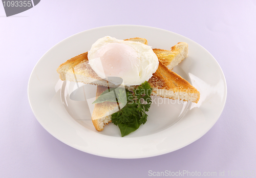 Image of Poached Egg On Toast