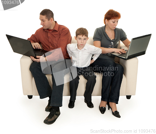 Image of dad mom and son