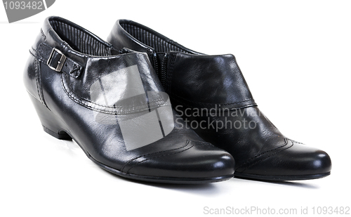 Image of pair of black shoes