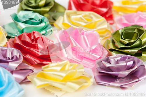 Image of color of gift ribbons