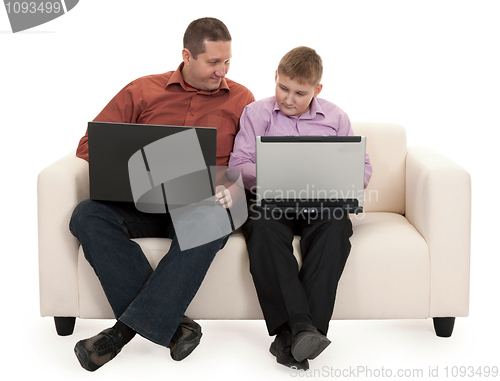 Image of Father and son