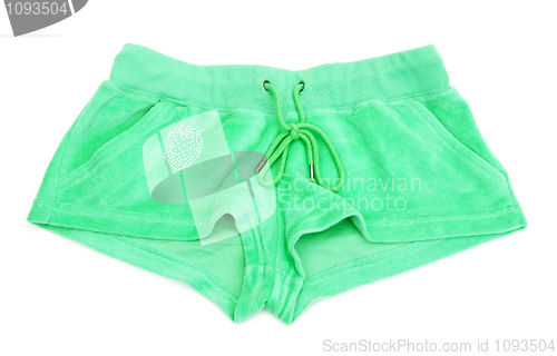 Image of Women's green shorts