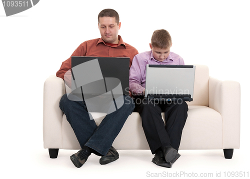 Image of Father and son