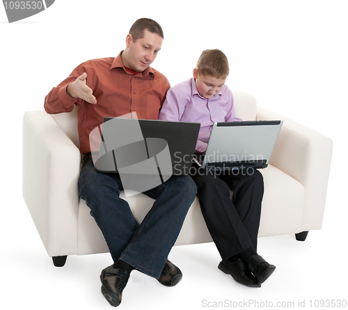 Image of Father and son