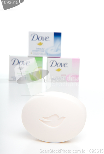 Image of Dove soaps