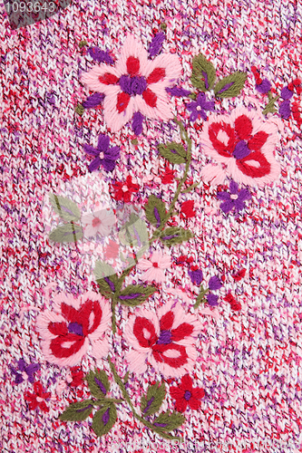 Image of knitted background