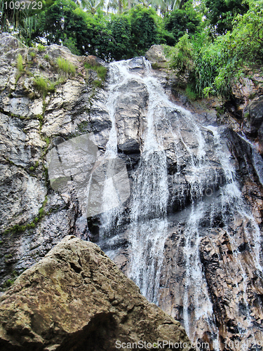 Image of mountain waterfall     