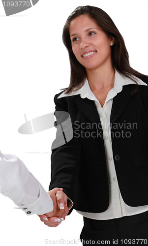 Image of Feminine handshake