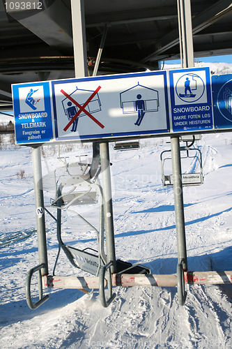 Image of Ski lift symbols