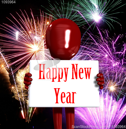 Image of Happy New Year Figure