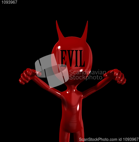 Image of Red Devil Figure