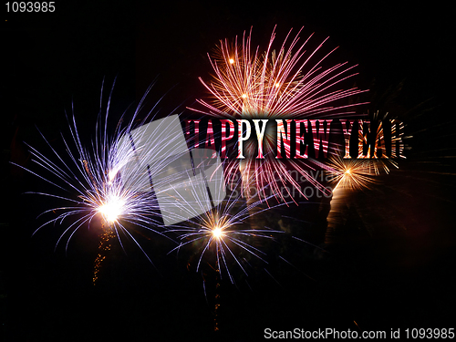 Image of Happy New Year Fireworks