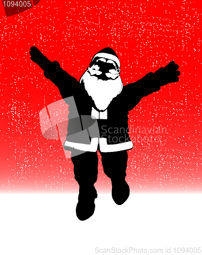 Image of Toon Santa Jumping