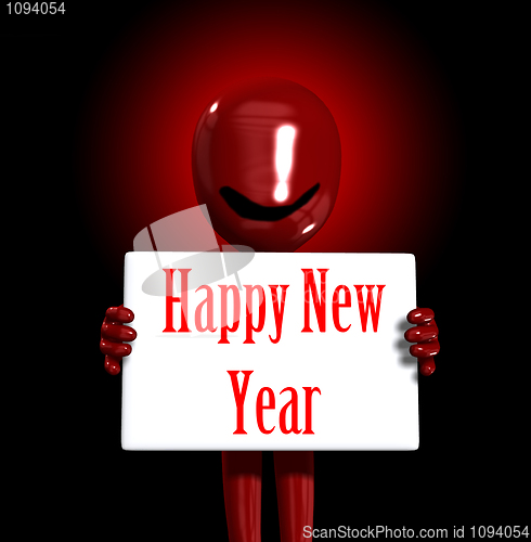 Image of Happy New Year Figure