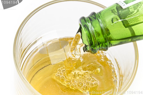 Image of Pouring beer into a glass