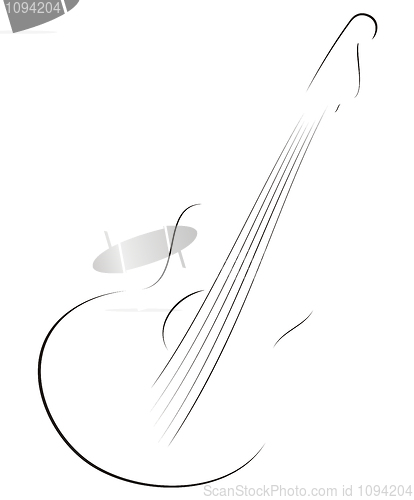 Image of Guitar sketch 