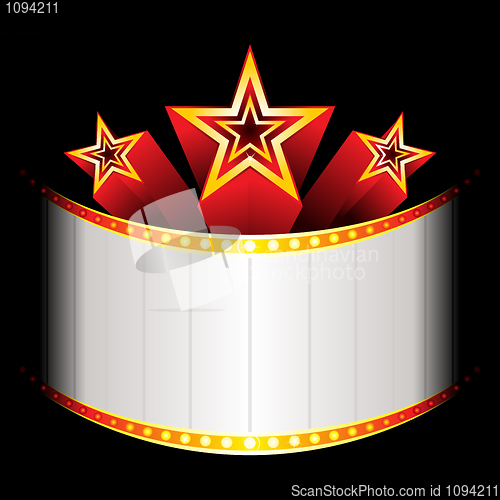 Image of Blockubuster with stars 