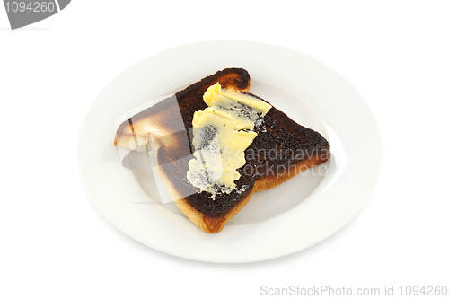 Image of Butter On Burnt Toast