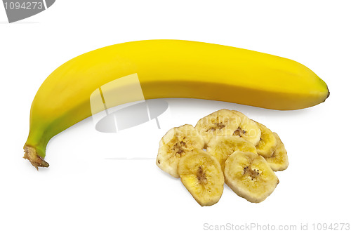 Image of Banana with candied fruit