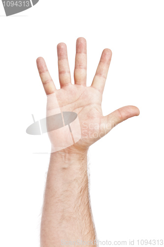 Image of five fingers