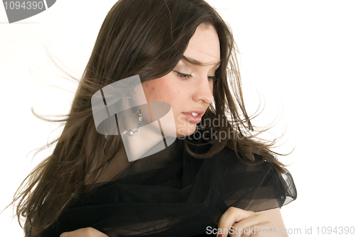 Image of Portrait of a young girl  