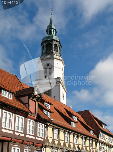 Image of Steeple of town church