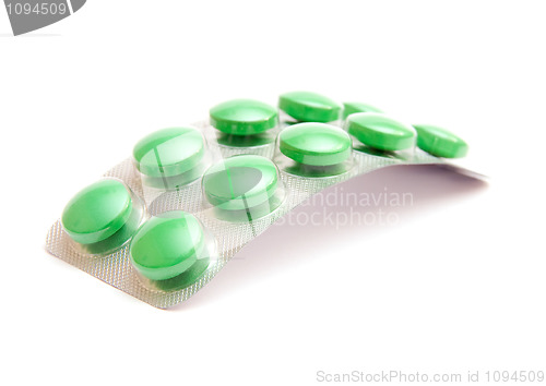 Image of Green pills 