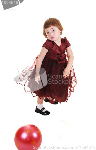Image of Little girl in dress