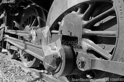 Image of Old steam locomotive