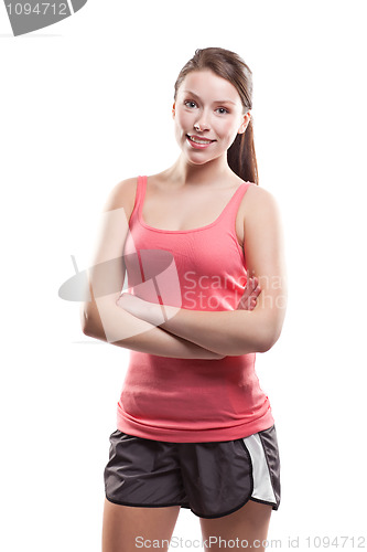 Image of Beautiful sporty woman