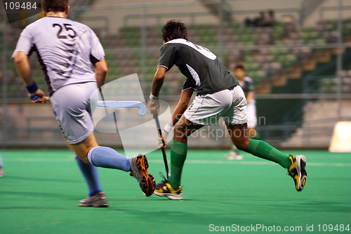 Image of Hockey Player In Action