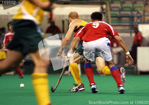 Image of Hockey Player In Action