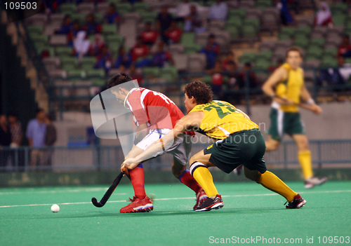 Image of Hockey Player In Action