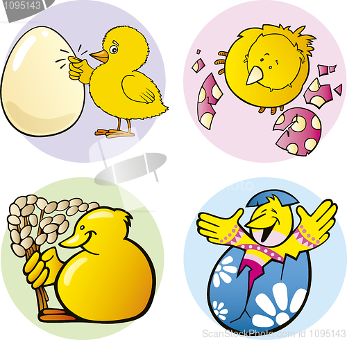 Image of easter chicks